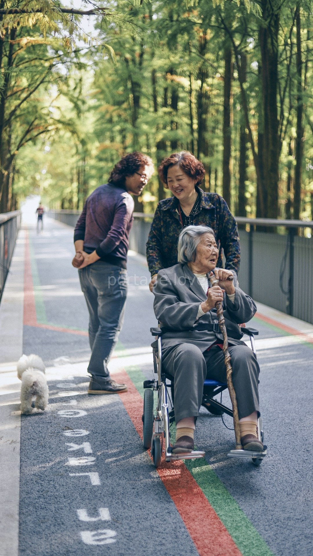 Peaceful senior garden